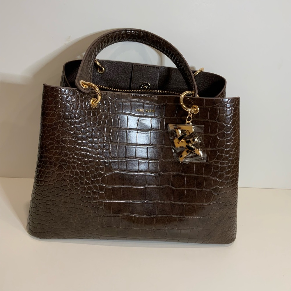 Anne Klein Satchel - Chocolate
